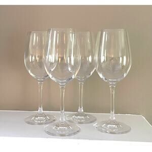 Williams Sonoma Open Kitchen Crystal White Wine Glasses, Set of 4